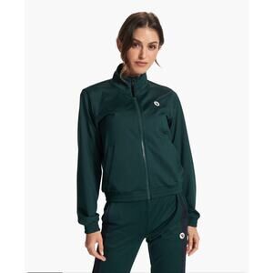Vuori Courtside Jacket- Lg- Dark Green#56